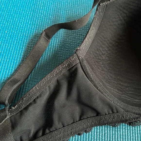 Victoria’s Secret Dream Angels Lined Demi 38DDD Black Lace Bra - Picture 10 of 11